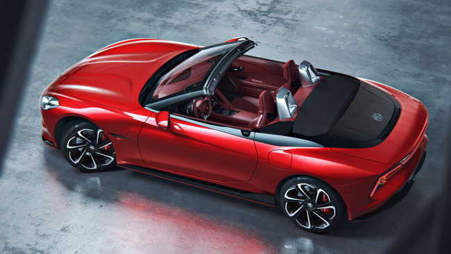 Обои картинки фото автомобили, mg, cyberster, 2023, автомобиль, транспорт, средство, передвижения