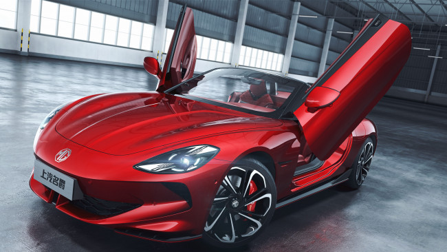 Обои картинки фото автомобили, mg, cyberster, 2023, автомобиль, транспорт, средство, передвижения