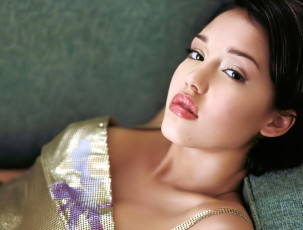 Картинка девушки jessica+alba актриса брюнетка лицо