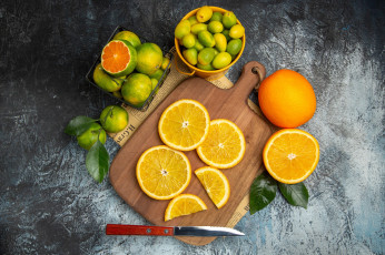 Картинка еда цитрусы апельсины