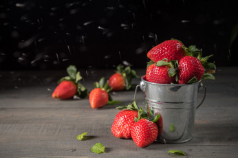 Картинка еда клубника +земляника