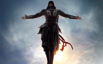 обоя видео игры, assassin`s creed, ассасин, оружие, прыжок