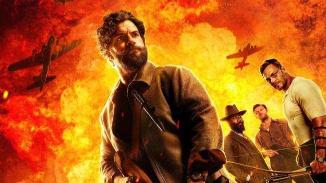 Обои картинки фото the ministry of ungentlemanly warfare ,  2024 , кино фильмы, the ministry of ungentlemanly warfare, министерство, неджентльменских, дел, боевик, драма, военный, история, henry, cavill, alan, ritchson, babs, olusanmokun