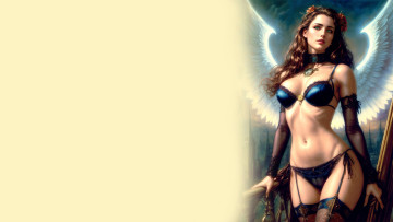 Картинка фэнтези ангелы нейросети графика нейроарт ai art нейронные сети рисунки нейро искусство нейрографика graphics neuroart neural networks drawings neuro neurography