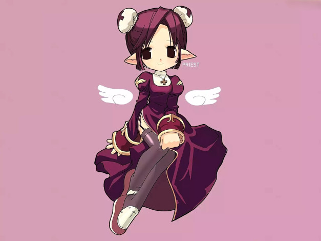 Обои картинки фото ragnarok online, видео игры, девочка, крылья, наряд