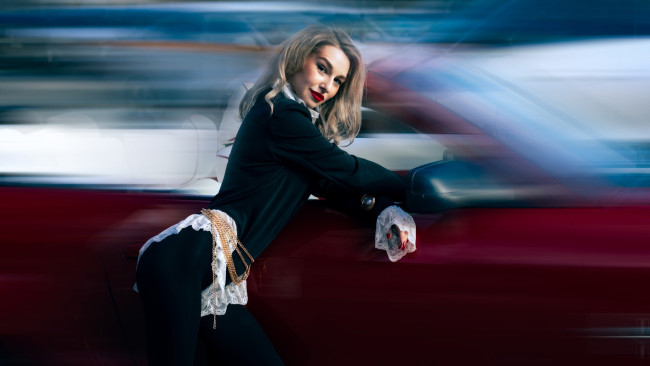 Обои картинки фото автомобили, -авто с девушками, девушка, авто