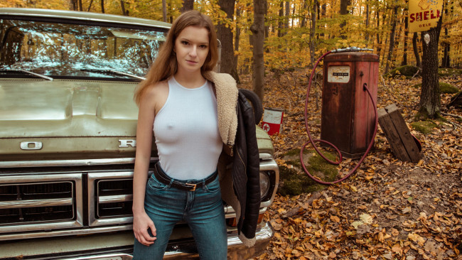 Обои картинки фото автомобили, -авто с девушками, красивая, девушка