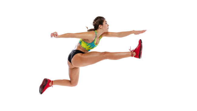 Обои картинки фото спорт, лёгкая атлетика, красивая, девушка