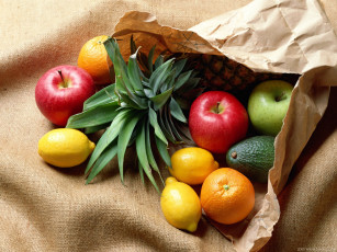 Картинка еда фрукты ягоды