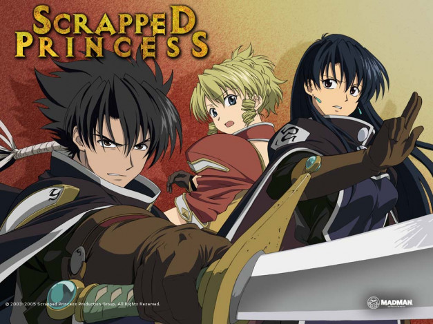 Обои картинки фото аниме, scrapped, princess