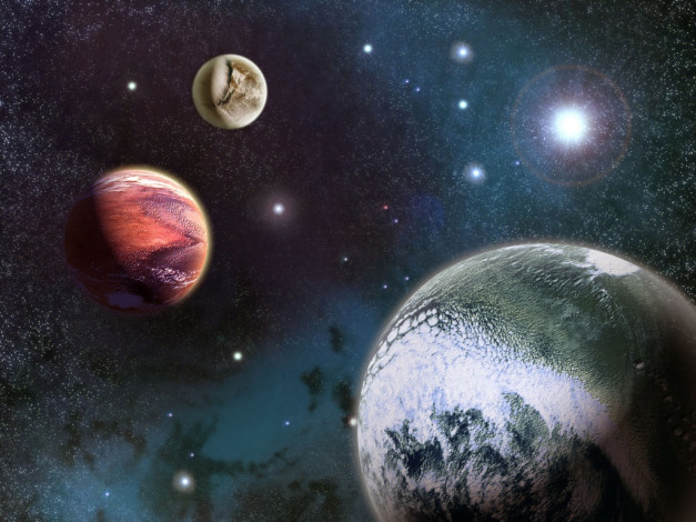 Обои картинки фото космос, арт