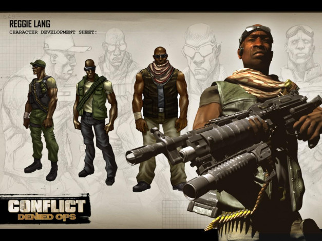 Обои картинки фото conflict, denied, ops, видео, игры