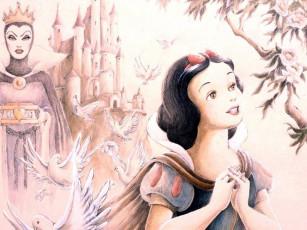 Картинка мультфильмы snow white and the seven dwarfs