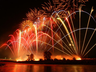 Картинка разное салюты фейерверки