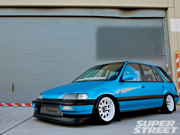 Обои картинки фото 1988, honda, civic, 2wd, wagon, автомобили