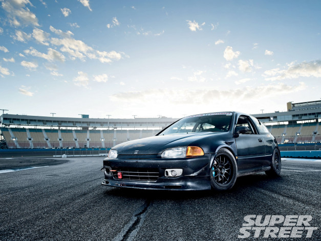 Обои картинки фото 1992, honda, civic, cx, автомобили