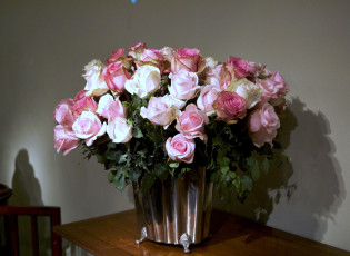 Картинка цветы розы розовый много