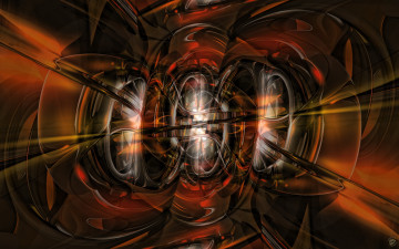 Картинка 3д графика fractal фракталы абстракции