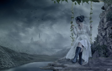 Картинка фэнтези девушки