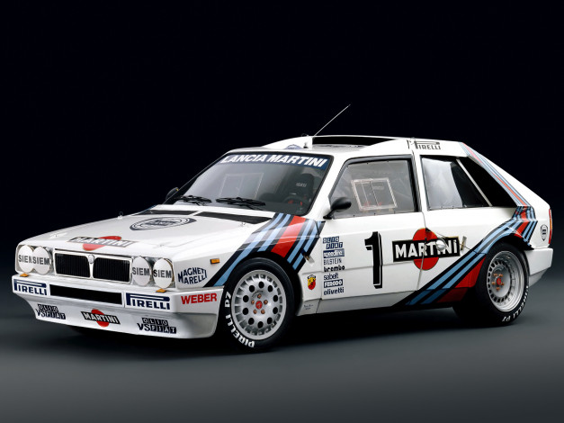 Обои картинки фото lancia, delta, s4, gruppo, автомобили