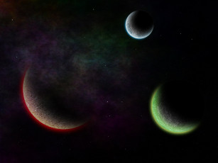 Картинка космос арт планеты звезды