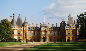 Картинка города дворцы замки крепости england waddesdon manor buckinghamshire the rothschild taste house palace