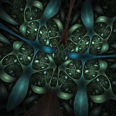 Картинка 3д+графика фракталы+ fractal цвета фон узор