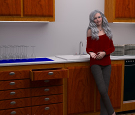 Картинка 3д+графика люди+ people взгляд девушка