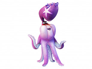 обоя мультфильмы, -  submarine story 4, восьминог