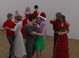 Картинка 3д+графика люди+ people девушки мужчины