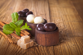 Картинка еда конфеты +шоколад +сладости мята сахар корица шоколад