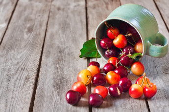 Картинка еда вишня +черешня черешня