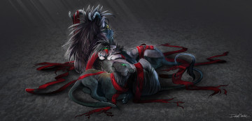 Картинка рисованные животные +сказочные +мифические львы