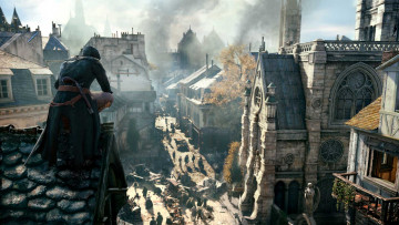 Картинка assassin`s+creed+unity видео+игры -+assassin`s+creed+unity город