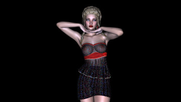 Картинка esme 3д+графика люди+ people фон взгляд девушка