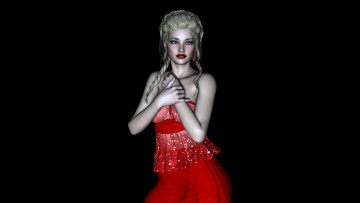 обоя esme, 3д графика, люди , people, взгляд, девушка, фон