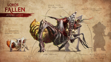 обоя lords of the fallen, видео игры, монстр