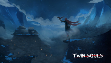 Картинка twin+souls +the+path+of+shadows видео+игры горы селение