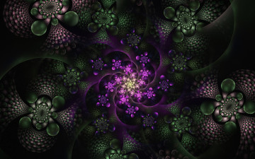 Картинка 3д+графика фракталы+ fractal узор фон цвета