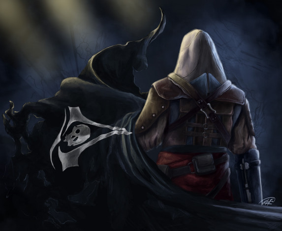 Обои картинки фото видео игры, assassin`s creed iv,  black flag, конвей, эдвард, флаг, шутер, black, убийцы, кредо, flag, 4, creed, assassins