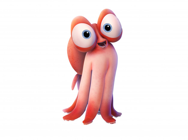 Обои картинки фото мультфильмы, -  submarine story 4, восьминог