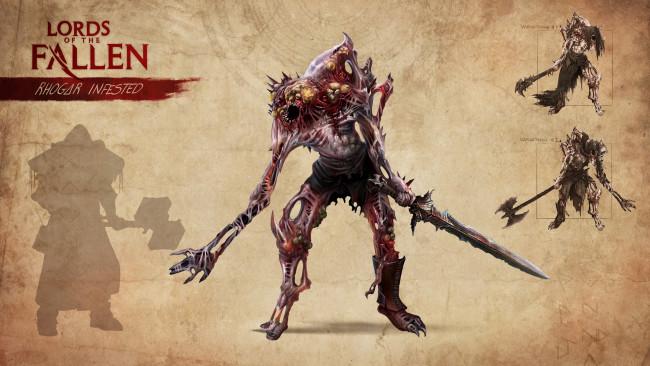 Обои картинки фото lords of the fallen, видео игры, монстр