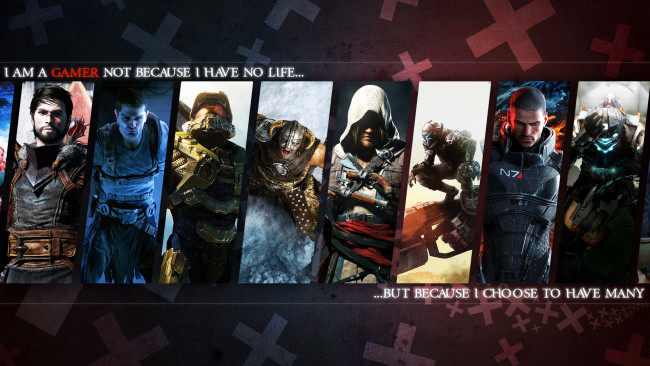 Обои картинки фото видео игры, ~~~другое~~~, коллаж, персонажи, видеоигры