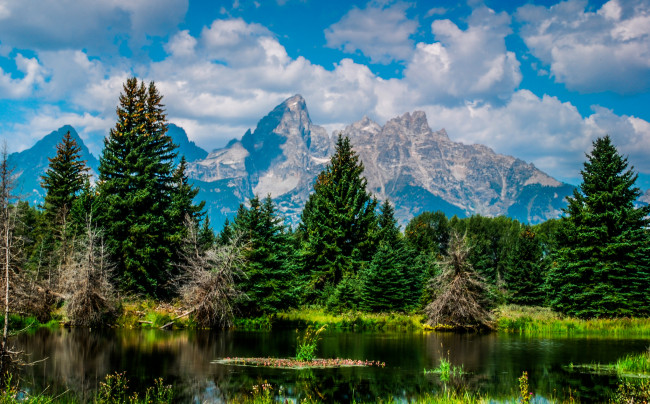 Обои картинки фото природа, реки, озера, лес, горы, река