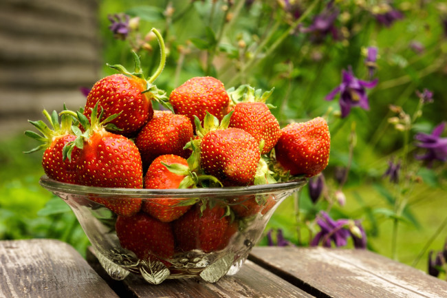 Обои картинки фото еда, клубника,  земляника, ягоды