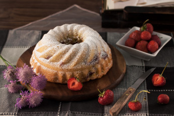 Картинка еда пирожные +кексы +печенье ягоды кекс