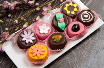 Картинка еда конфеты +шоколад +сладости dessert cake сладкое десерт пирожное chocolate sweet