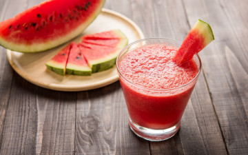 Картинка еда напитки +сок water melon арбуз ломтики сок
