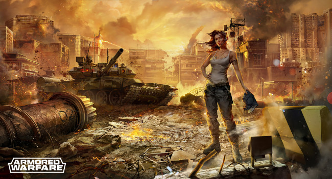 Обои картинки фото armored warfare, видео игры, - armored warfare, armored, шутер, онлайн, action, warfare