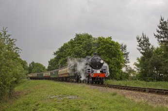 Картинка техника паровозы паровоз рельсы